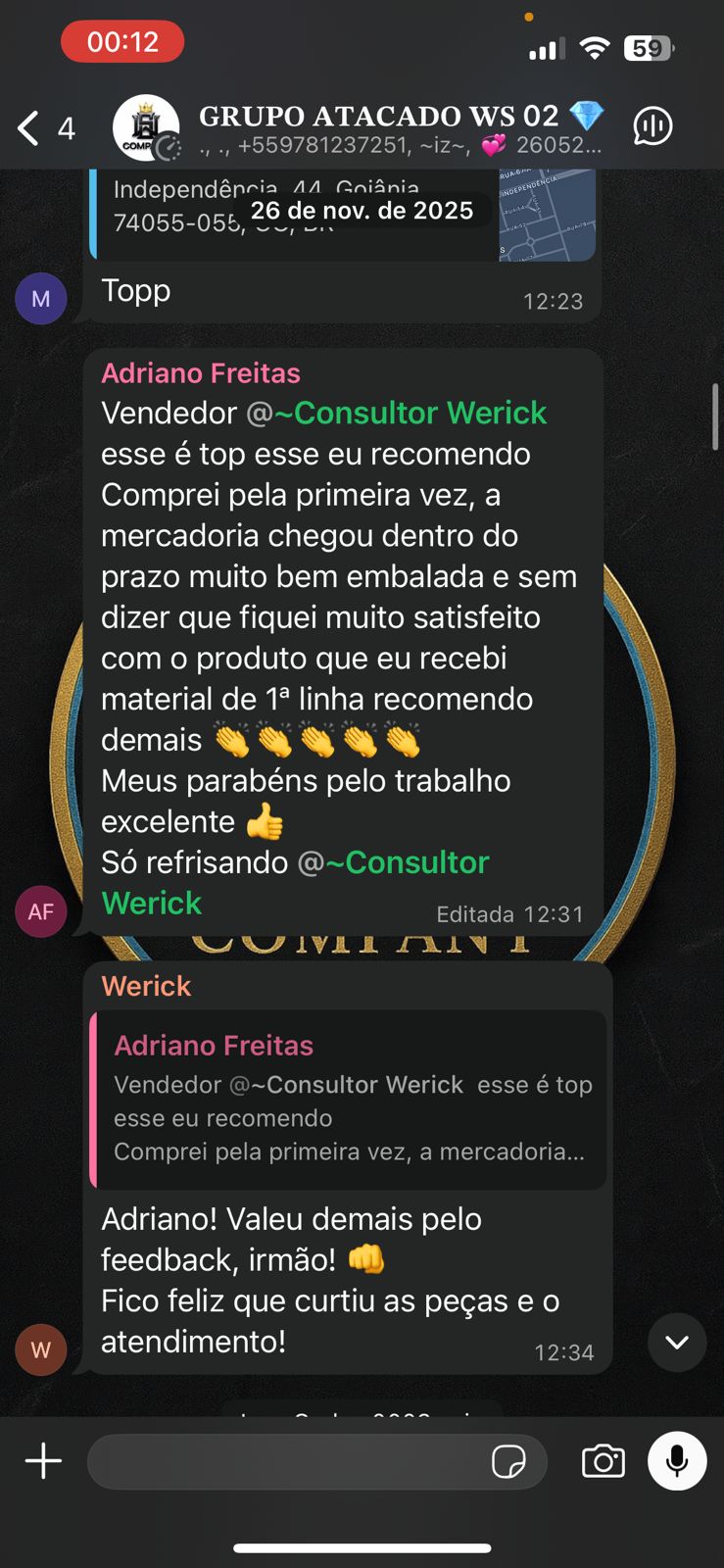 Cliente Adriano